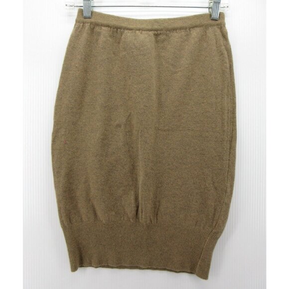 VINTAGE Pamplemousse of London Skirt Medium Wool Blend Pencil Italy - Picture 1 of 8